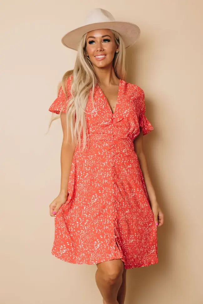 Ohio Ruffled Mini Dress Stay Warm in Style
