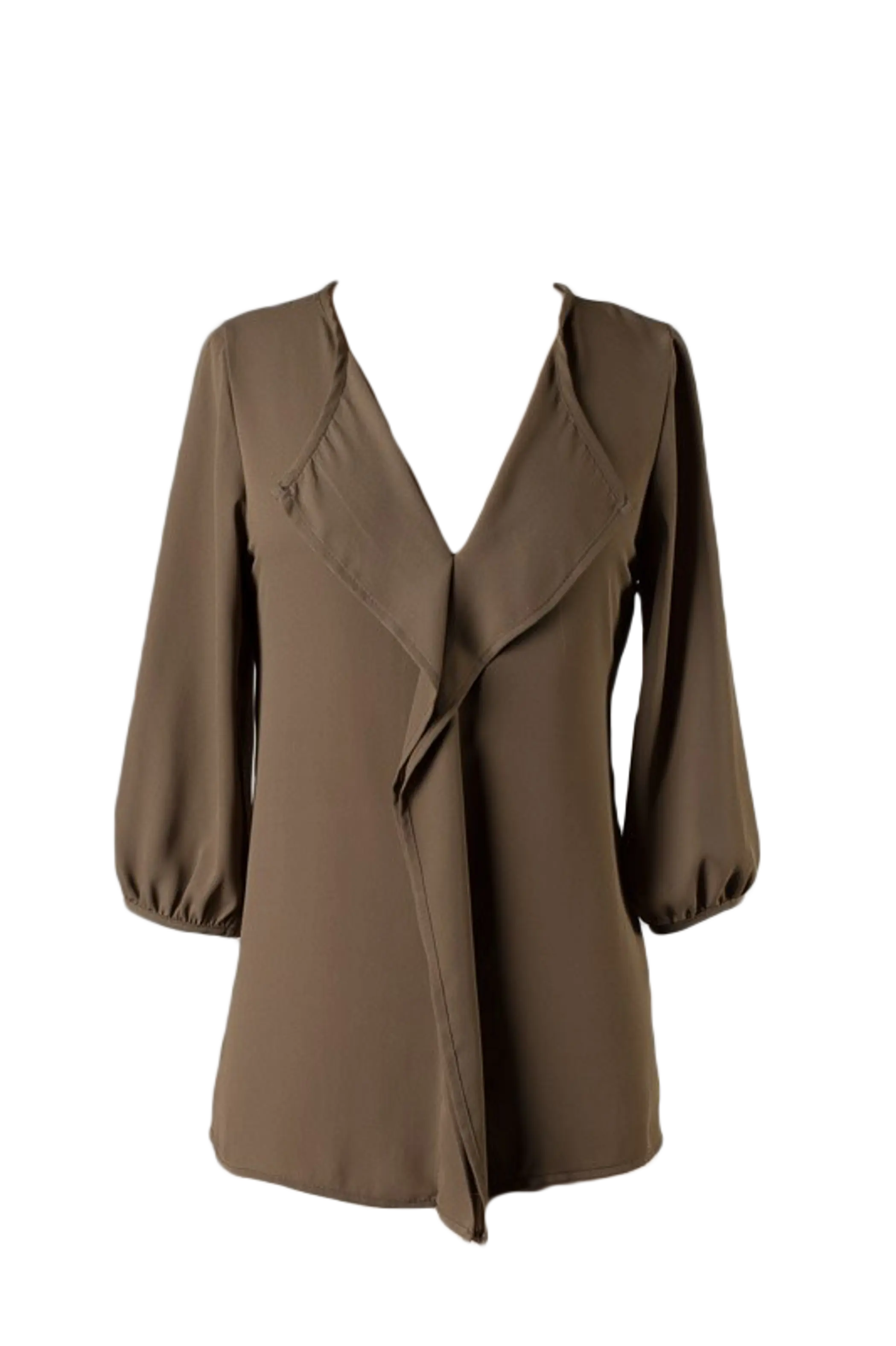 Olive Classic Flow Blouse SurelyMine