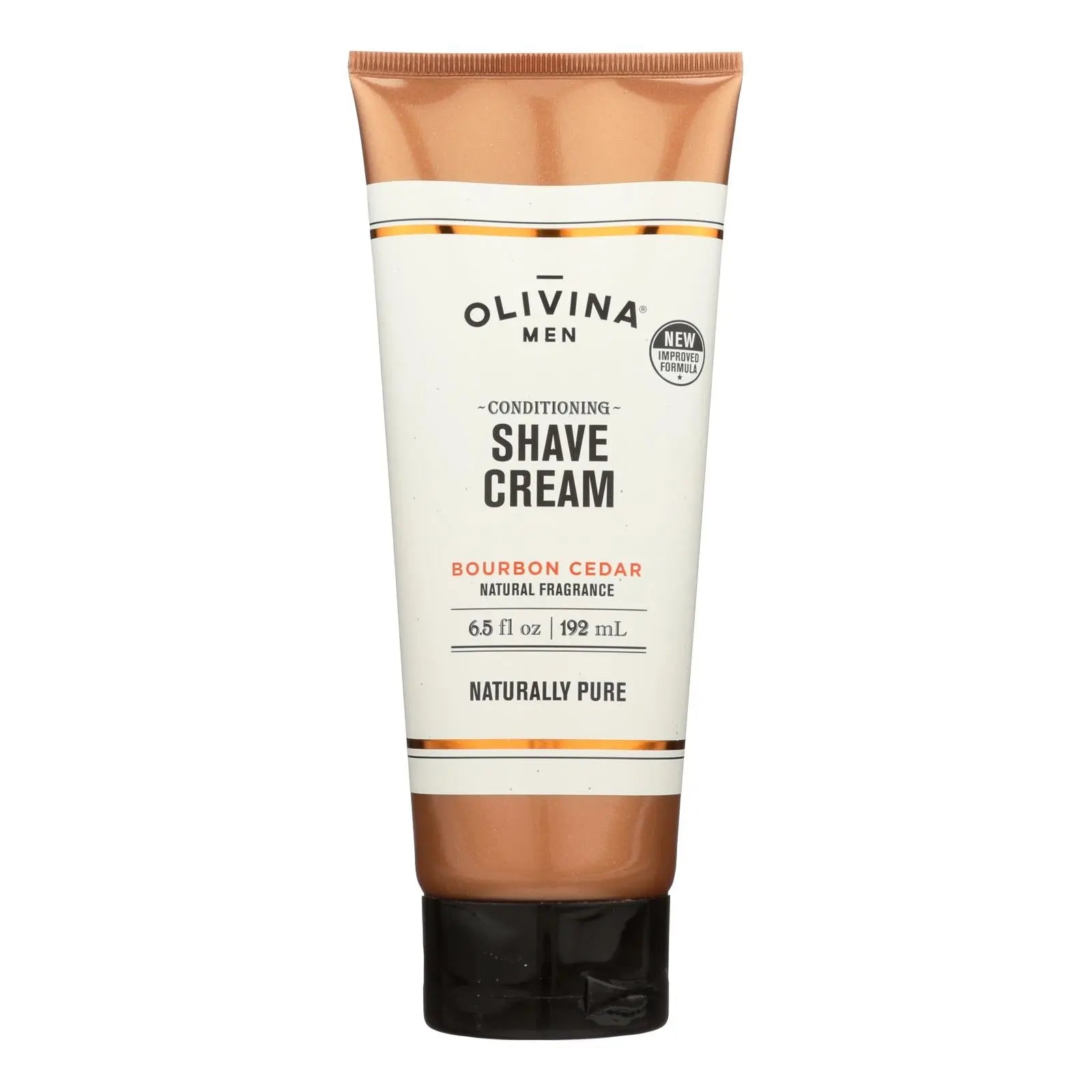 Olivina Men Bourbon Cedar Conditioning Shave Cream  - 1 Each - 6.5 Oz Olivina Men