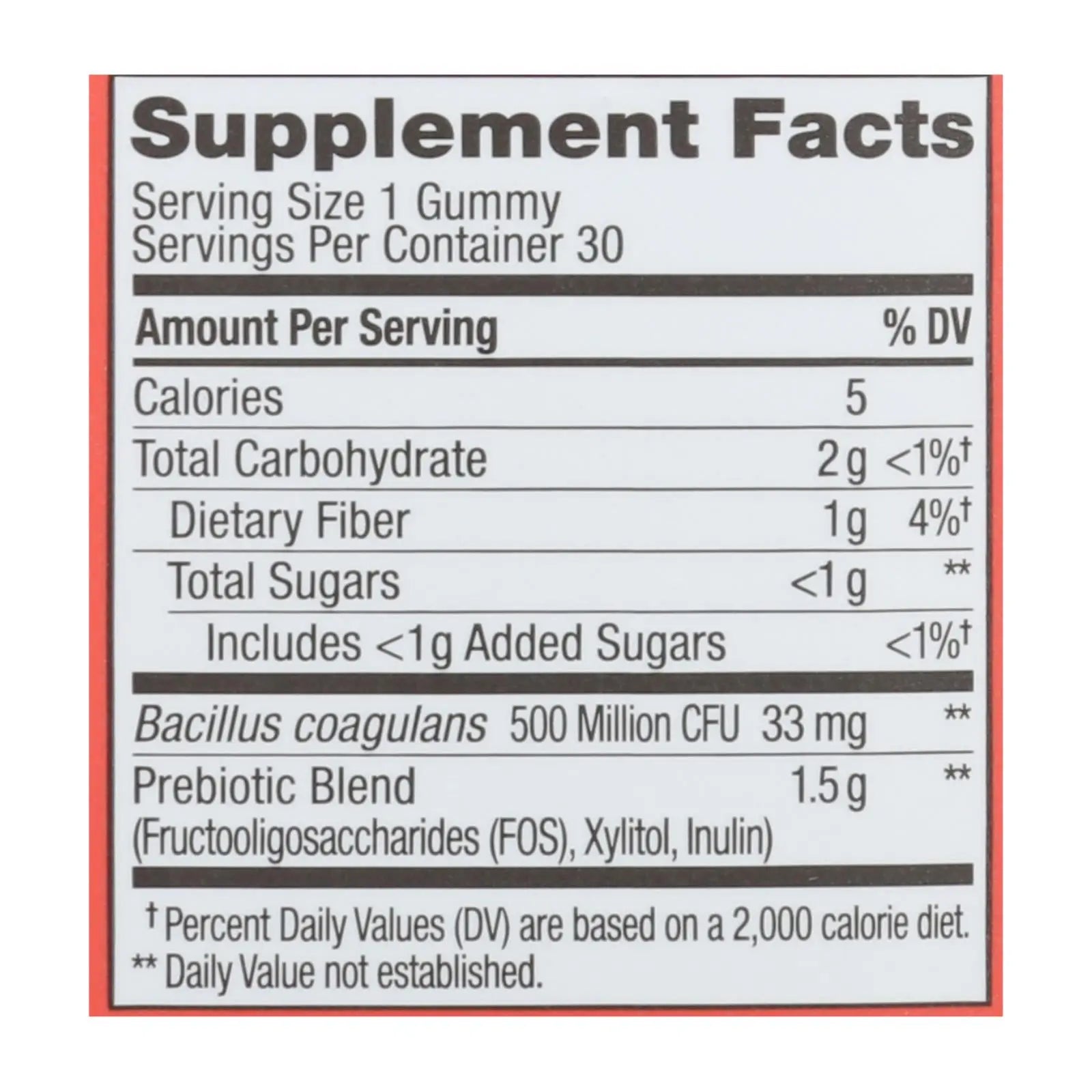Olly - Pro/prebiotics Peach - 1 Each - 30 Ct Olly