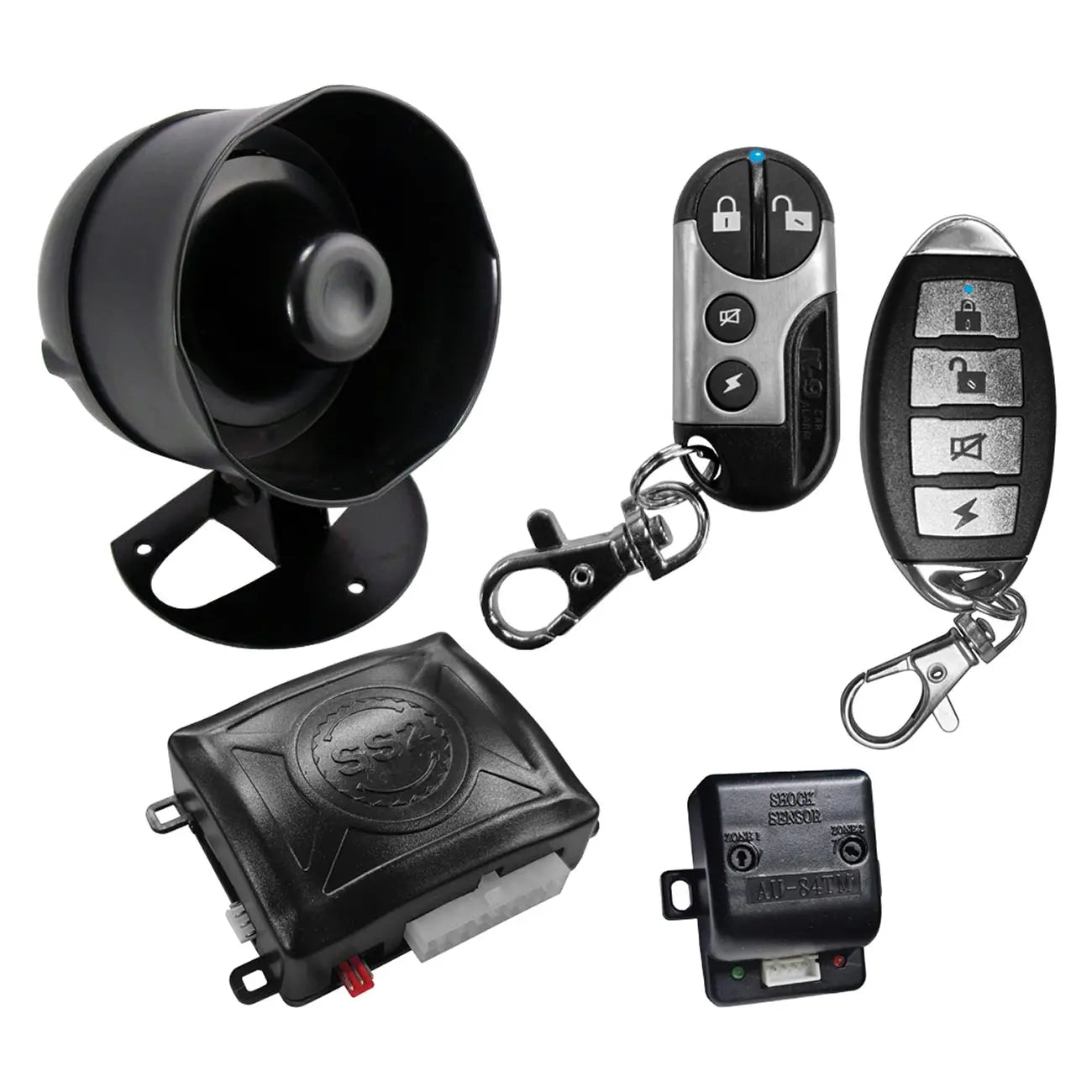 Omega *tmundialssx* K-9 Car Alarm/keyless Entry With (2) 4-button Remote Transmitters Excalibur Alarms