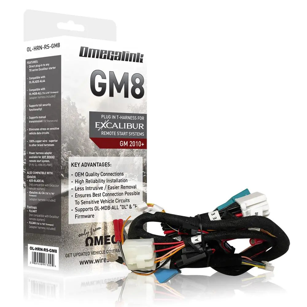 Omegalink T-harness For Remote Start - For Select Gm Press To Start Models (2010 - 2024) Excalibur Alarms
