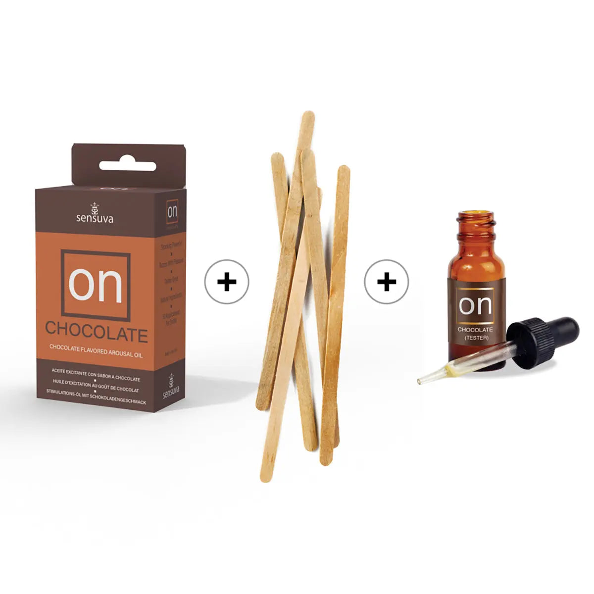 On Chocolate Arousal Oil5ml 12pc/Test/Stick Refills Sensuva