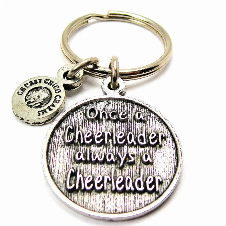 Once A Cheerleader Always A Cheerleader Key Chain Chico Charms
