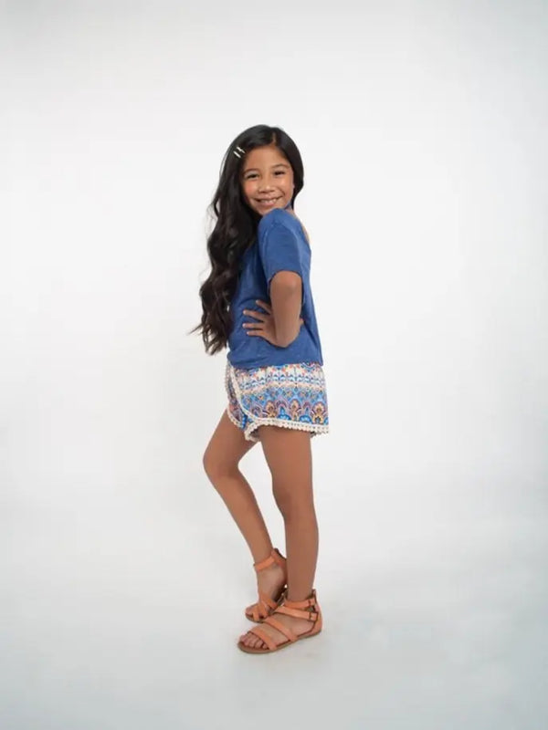 Open Back Top ft Short Cape Sleeves Little Mass