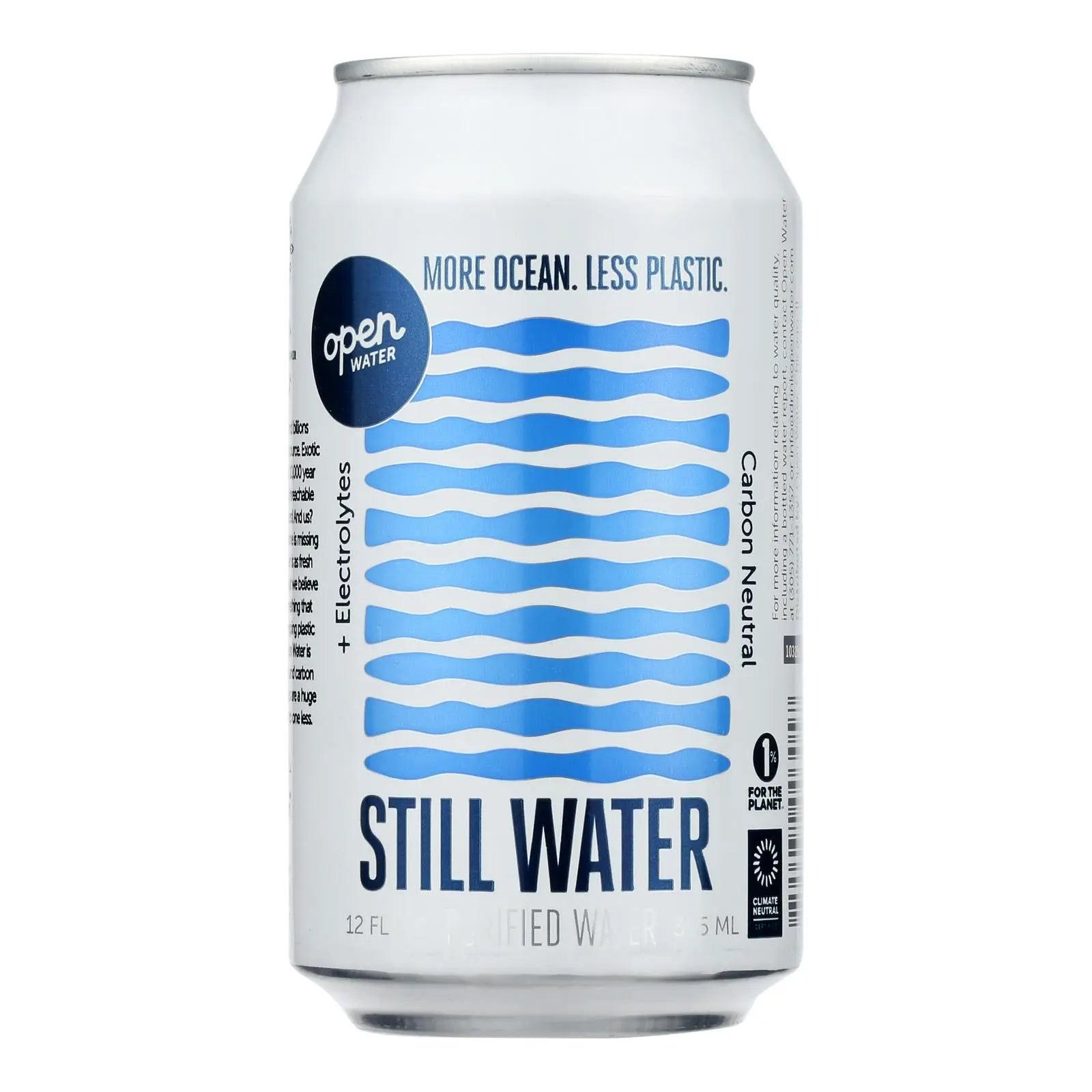 Open Water - Water Stl Elctrlyts Almond Can - Case Of 12-12 Fz Open Water
