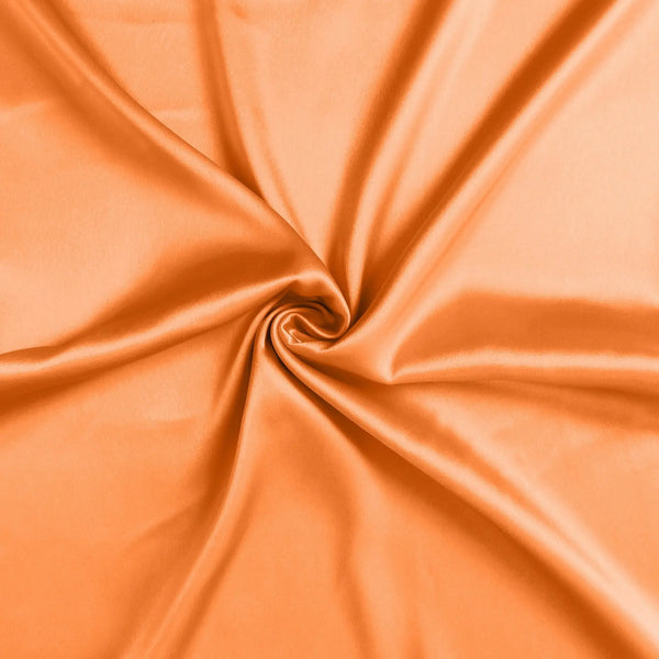 Orange Dreamy Set Of 2 Silky Satin Standard Pillowcases Homeroots Bed & Bath