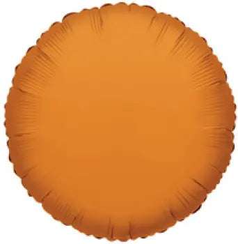 Orange Round Mylar Balloon Harnel