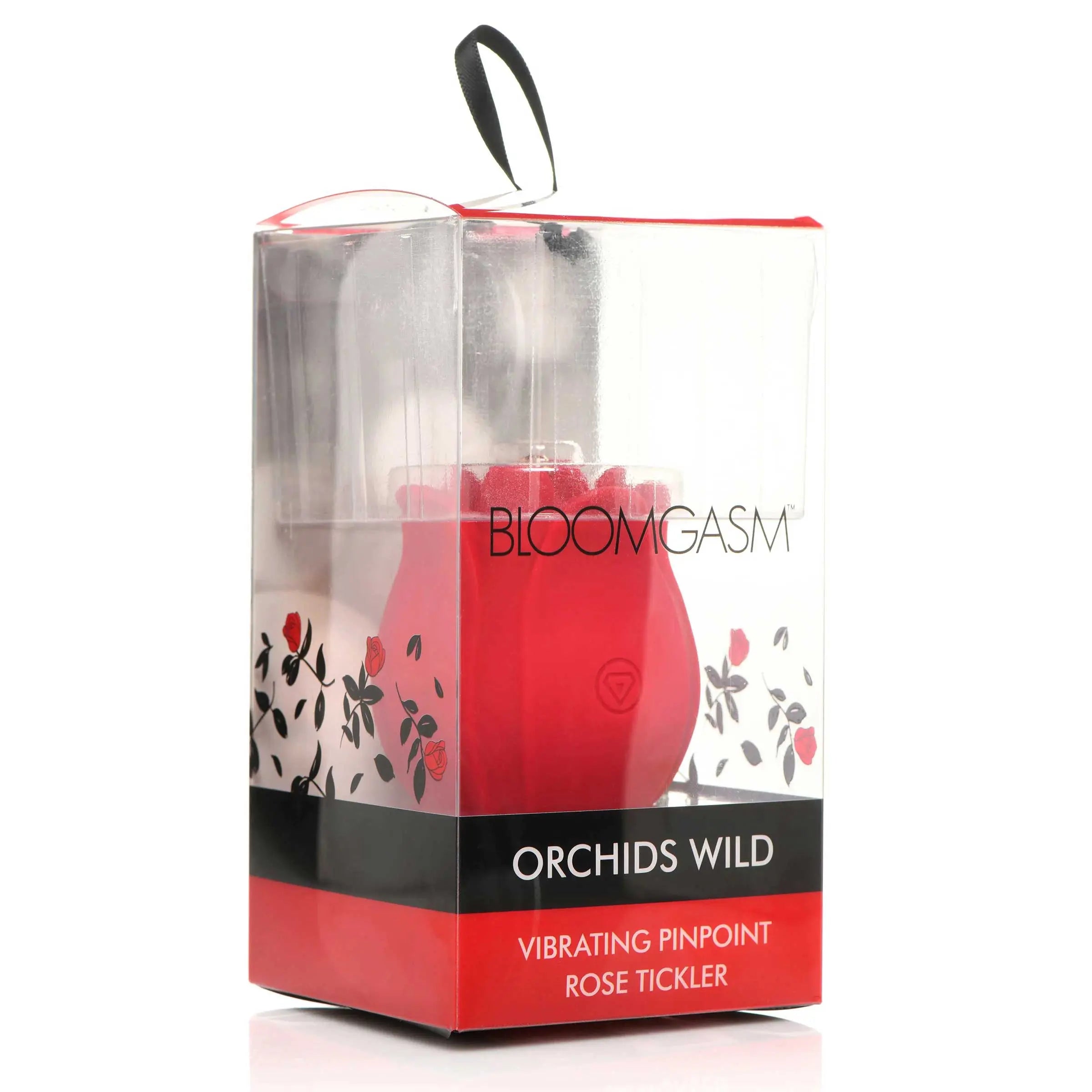 Orchids Wild Vibrating Pinpoint Rose Tickler - Red XR Brands inmi