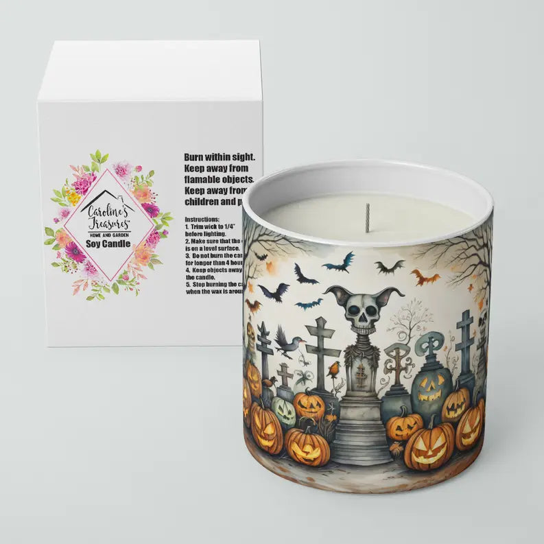 Orcs Spooky Halloween Decorative Soy Candle Caroline's Treasures
