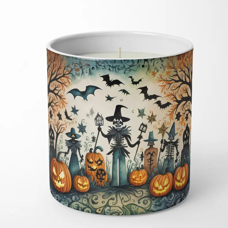 Orcs Spooky Halloween Decorative Soy Candle Caroline's Treasures