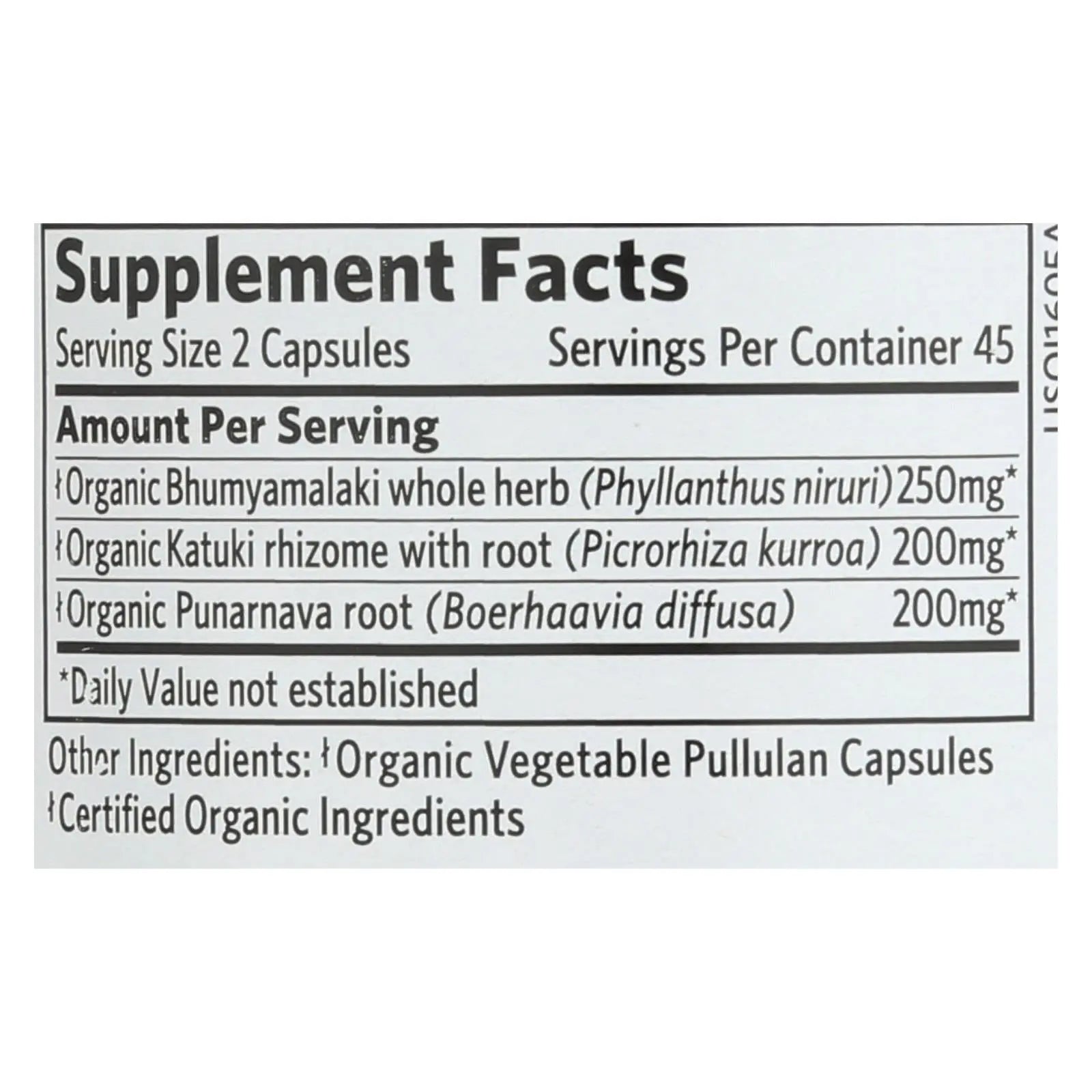 Organic India Usa Whole Herb Supplement, Liver Kidney  - 1 Each - 90 Vcap Organic India