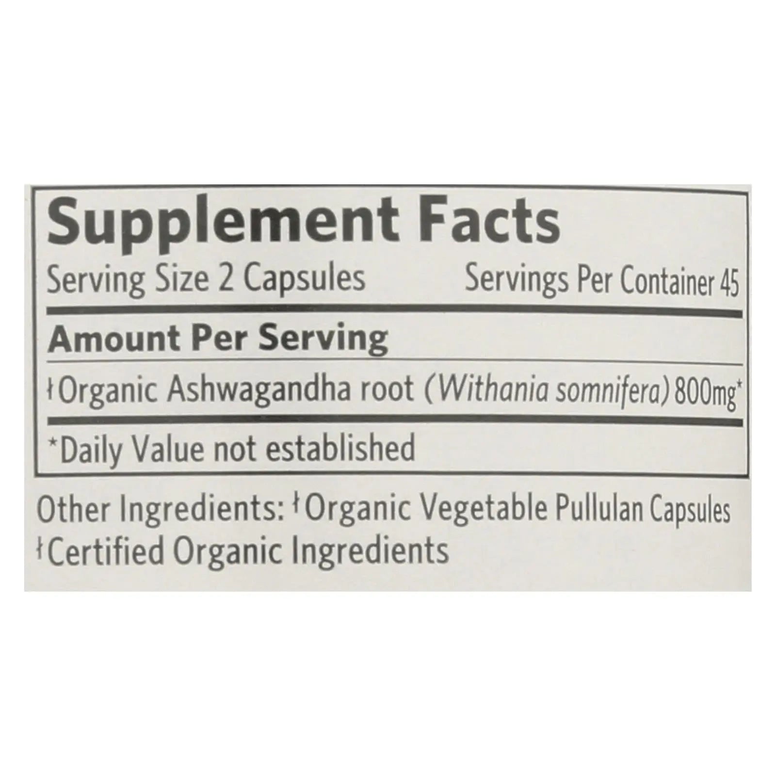 Organic India Wellness Supplements, Ashwagandha  - 1 Each - 90 Vcap Organic India