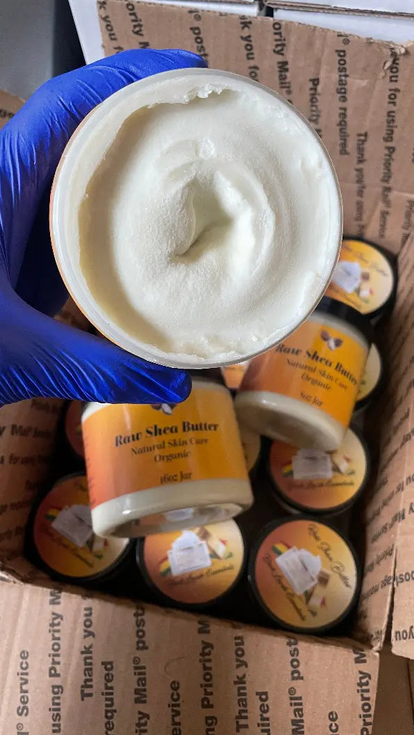 Organic and Raw African Shea Butter Black Lavish Essentials