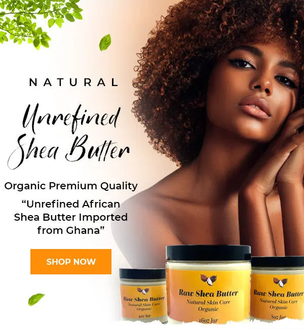 Organic and Raw African Shea Butter Black Lavish Essentials