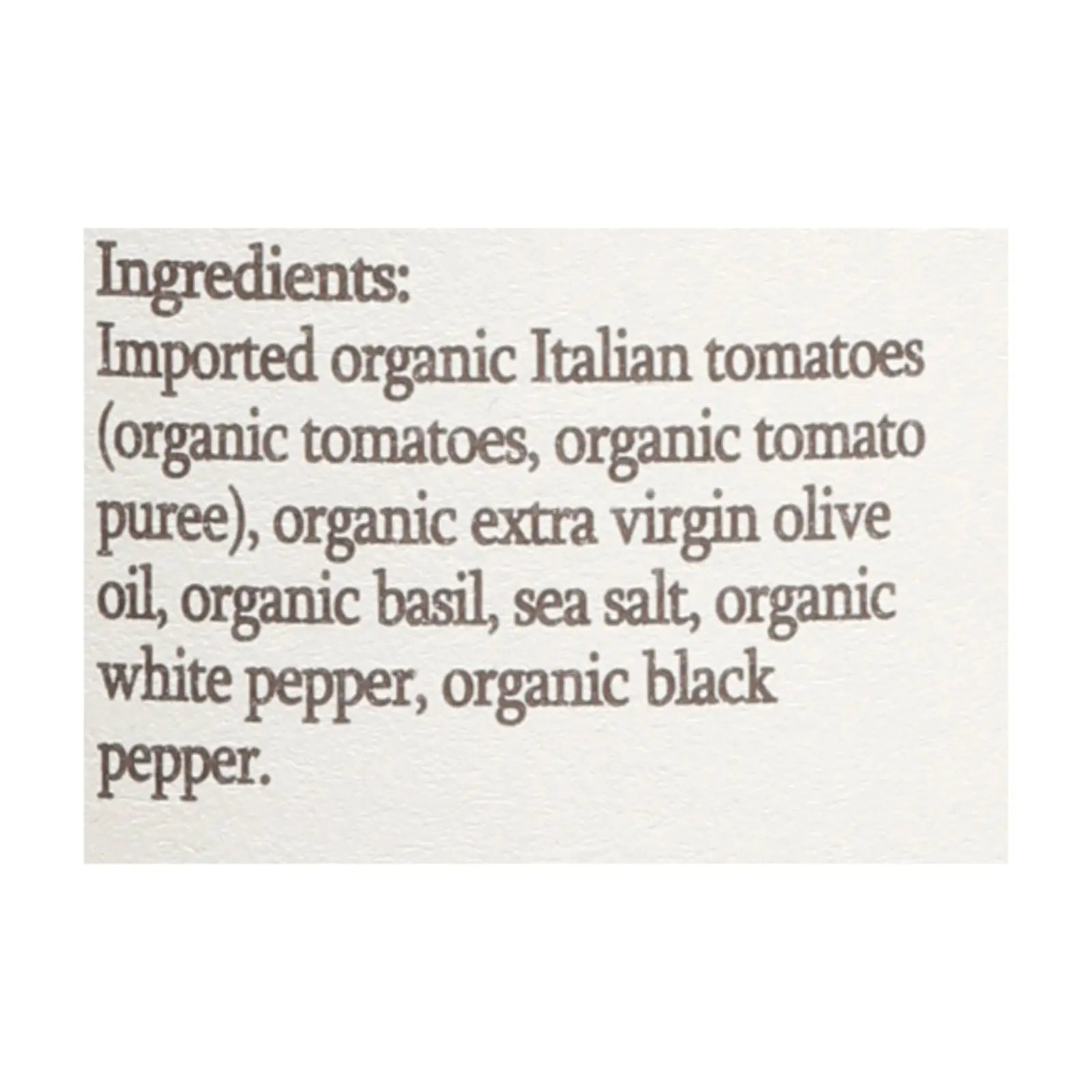 Organico Bello - Sauce Delicate Rcpe - Case Of 6-25 Oz Organico Bello
