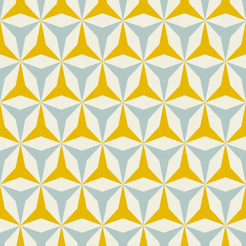 Origami' Mid-Century Geometric Peel & Stick Wallpaper SBC-LTD