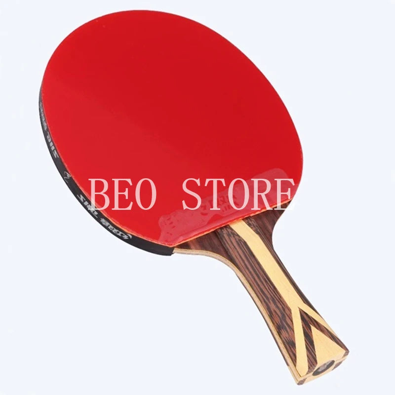 Original DHS 9 Star Table Tennis Racket Professional 5 Wood 2 ALC Offensive Ping Pong Racket with Hurricane Sticky Rubber