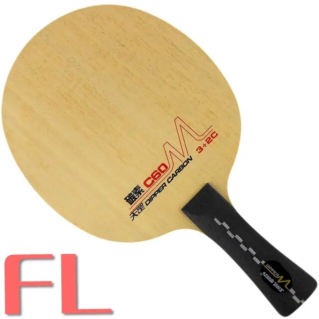 Original DHS DM.C60 DIPPER CARBON Quick Attack Plus Loop Table Tennis PingPong Blade Shakehand-FL Long Handle FL