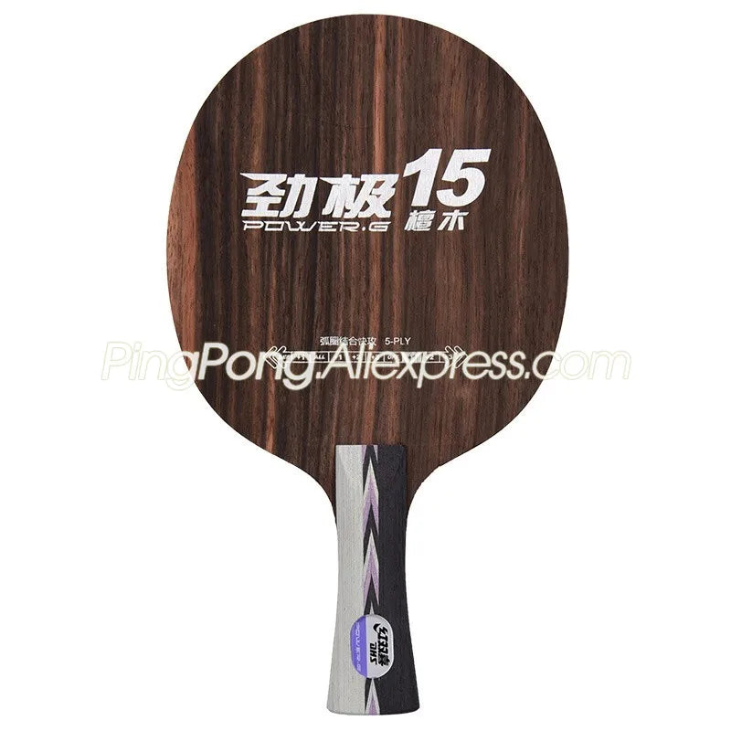 Original DHS POWER G PG 15 Table Tennis Blade (5 Ply Ebony) Racket PG15 Ping Pong Bat Paddle