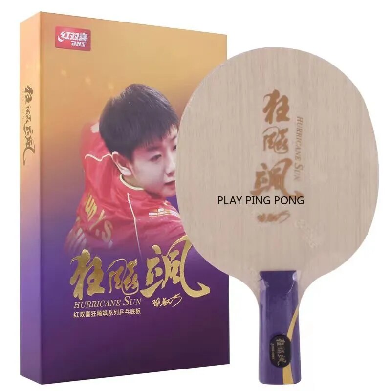 Original DHS hurricane sha Sun Yingsha with W968-18 structure table tennis bottom racket