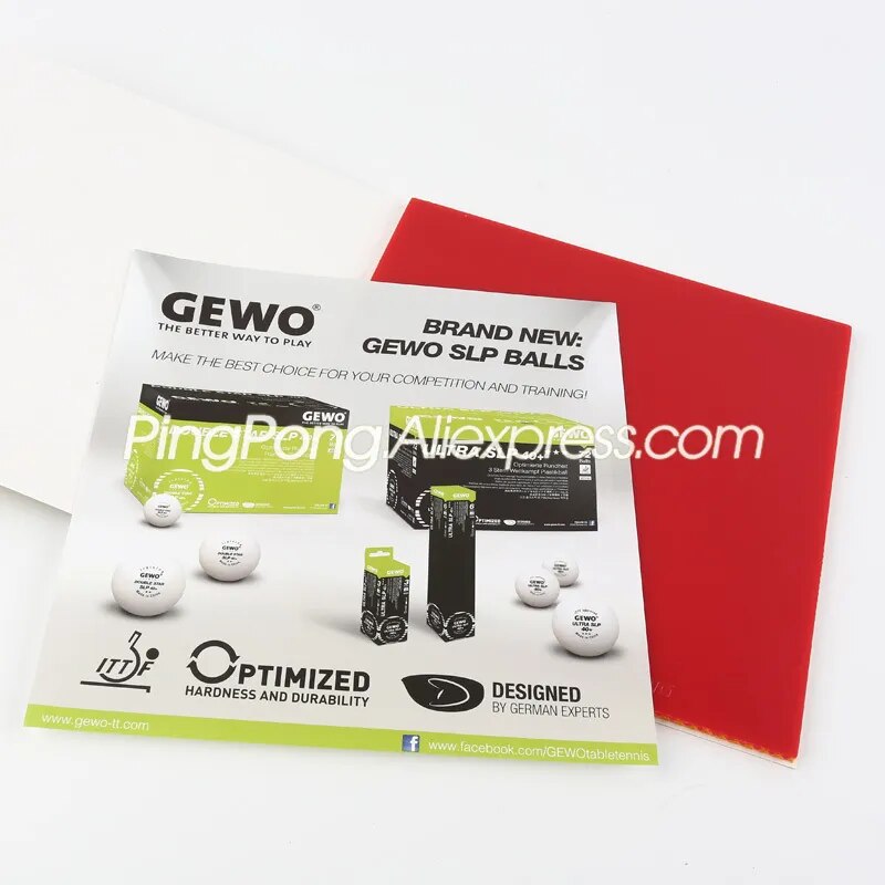 Original GEWO Nano FLEX FT48 Table Tennis Rubber (Made in Germany) NanoFlex FT 48 Ping Pong Sponge