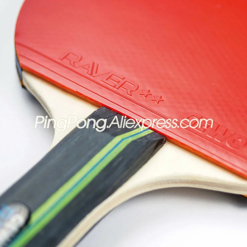 Original GEWO RAVE GAME 2-Star Table Tennis Racket Pre-assembled Ping Pong Bat