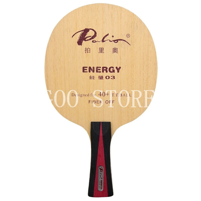 Original PALIO ENERGY 03 Table Tennis Blade Racket (5+4 CARBON, OFF) Energy-03 Ping Pong Bat Paddle