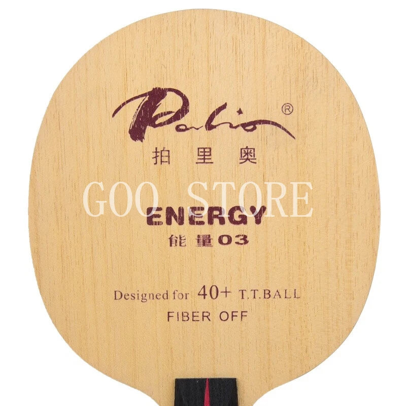 Original PALIO ENERGY 03 Table Tennis Blade Racket (5+4 CARBON, OFF) Energy-03 Ping Pong Bat Paddle