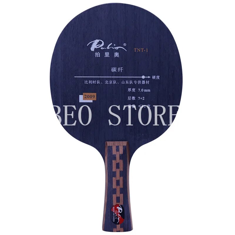 Original Palio TNT-1 Table Tennis Blade Racket (7+2 Carbon) TNT 1 TNT1 Ping Pong Bat Paddle