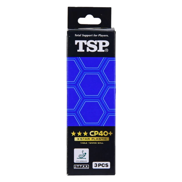 Original Tsp 3 Star 40mm+ Poly Table Tennis Balls (seamed) New Material Plastic Ping Pong Balls Ittf Approved TSP 1 BOX