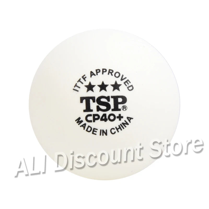 Original Tsp 3 Star 40mm+ Poly Table Tennis Balls (seamed) New Material Plastic Ping Pong Balls Ittf Approved
