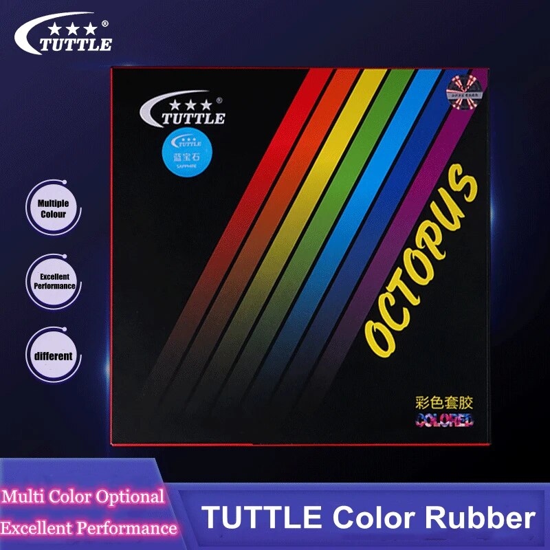 Original Tuttle OCTOPUS Colorful Table Tennis rubber, ping pong rubber Germany Tension Sponge