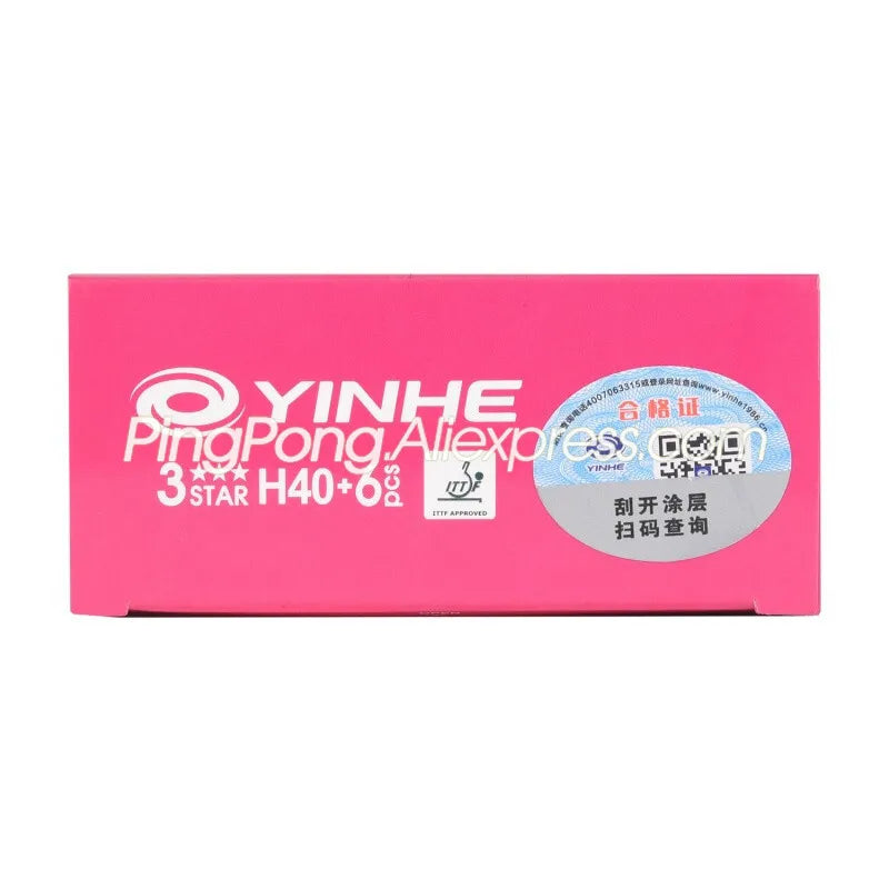 Original YINHE 3 Star Table Tennis Ball ABS Plastic GALAXY H40+ 3-STAR Ping Pong Balls