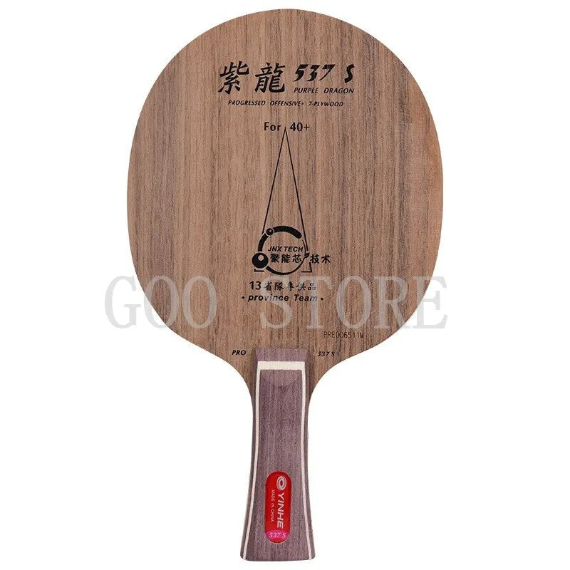 Original YINHE 537 S PRO Table Tennis Blade (Provincial 7 Ply Wood) Galaxy PURPLE DRAGON 537S Ping Pong Bat Paddle