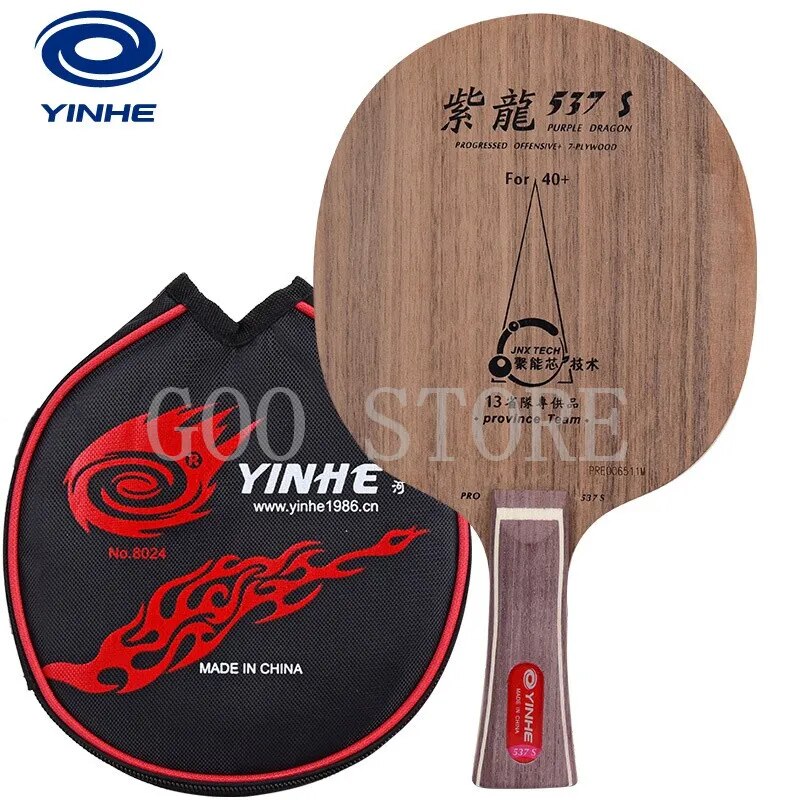 Original YINHE 537 S PRO Table Tennis Blade (Provincial 7 Ply Wood) Galaxy PURPLE DRAGON 537S Ping Pong Bat Paddle