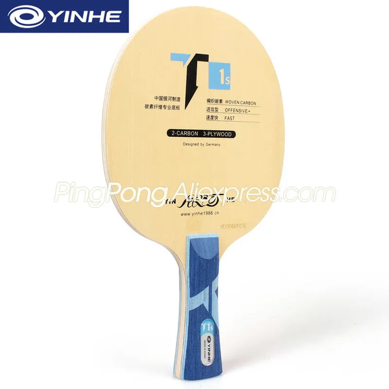 Original YINHE T-1S T1S Table Tennis Blade (Hinoki Carbon SCHLAGER Structure) T1 S Racket Galaxy Ping Pong Bat Paddle