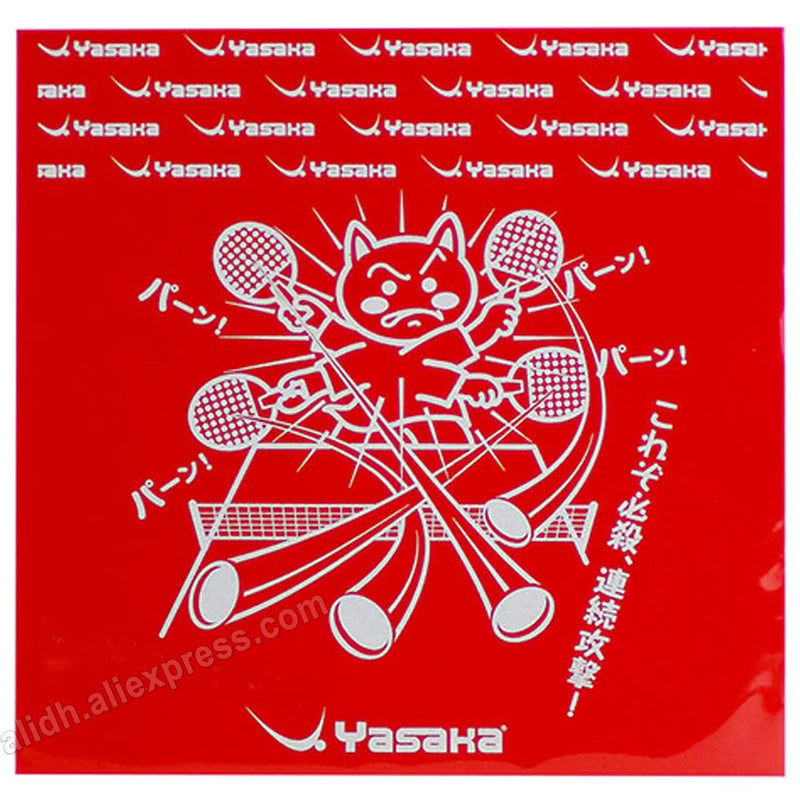 Original Yasaka Table Tennis Rubber Electrostatic Protection Film ping pong protection film Z-184 16.9*16.9CM