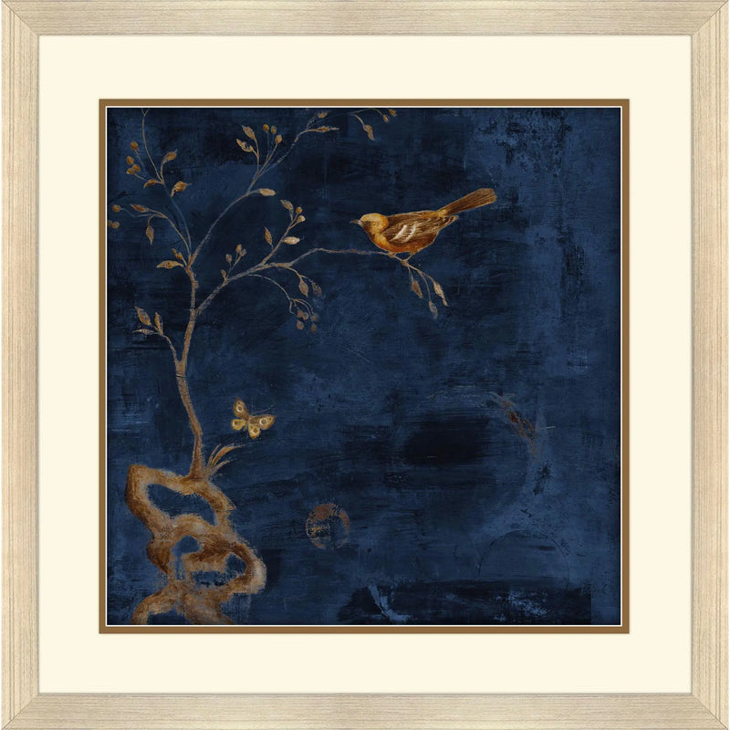 Oriole I Silver Framed Wall Art Homeroots Home Decor