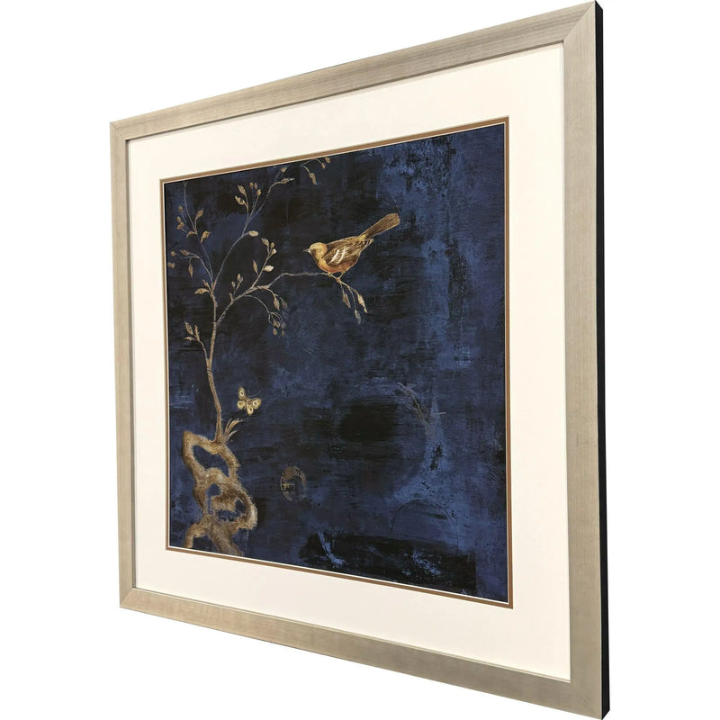 Oriole I Silver Framed Wall Art Homeroots Home Decor