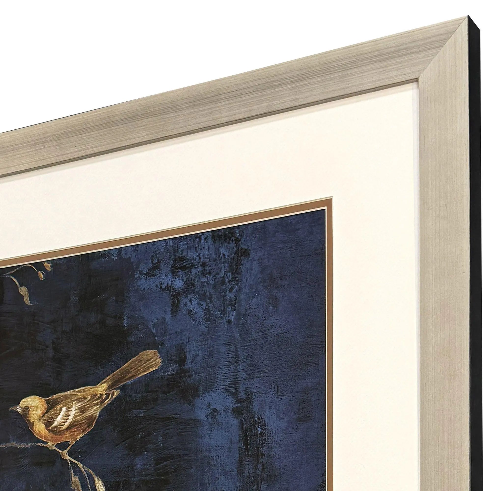 Oriole I Silver Framed Wall Art Homeroots Home Decor