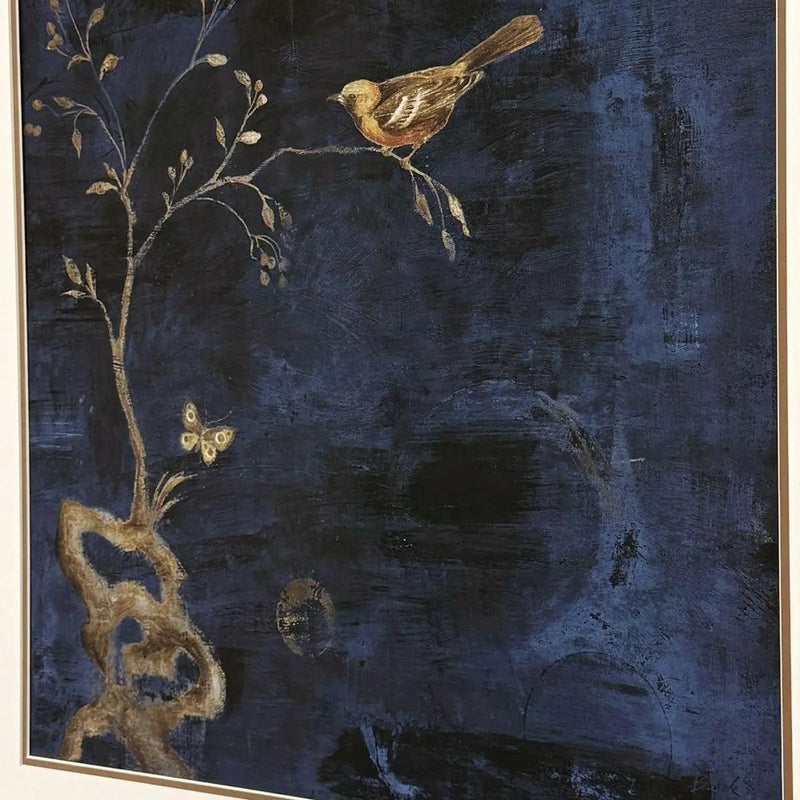 Oriole I Silver Framed Wall Art Homeroots Home Decor