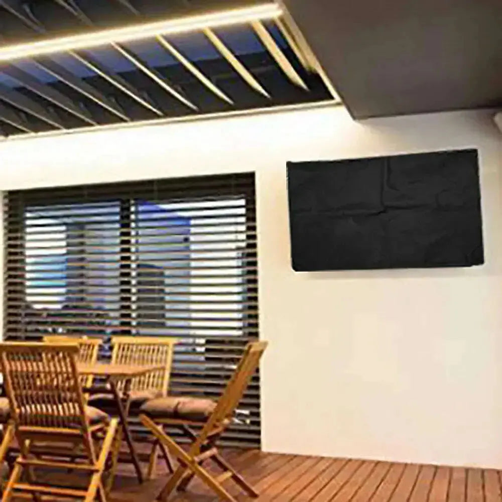 Outdoor-Black-LCD-LED-TV-Cover-Waterproof-Television-Dust-proof-Microfiber-Cloth-LED-Screen-Weatherproof-Universal-Protector-GreatEagleInc-334222397