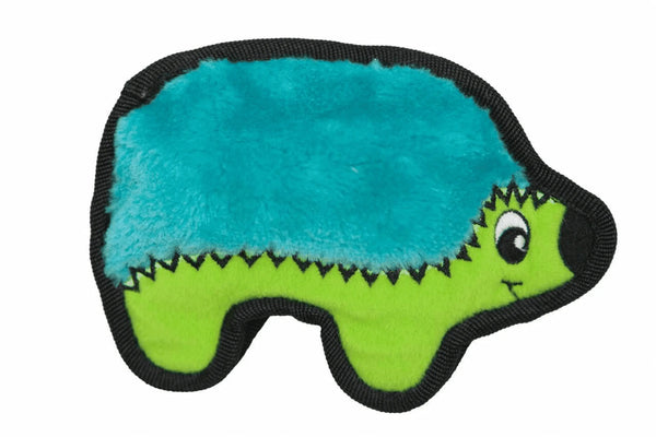 Outward Hound Invincibles Hedgehog Durable Plush Dog Toy Turquoise XS Outward Hound
