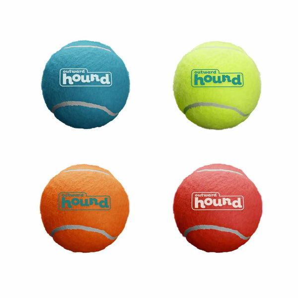 Outward Hound Squeaker Ballz Multicolor Small 4pk Outward Hound