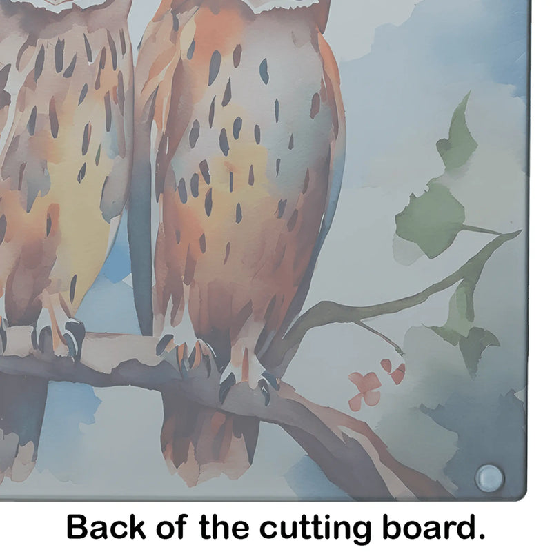 Owls Glass Cutting Board Caroline's Treasures