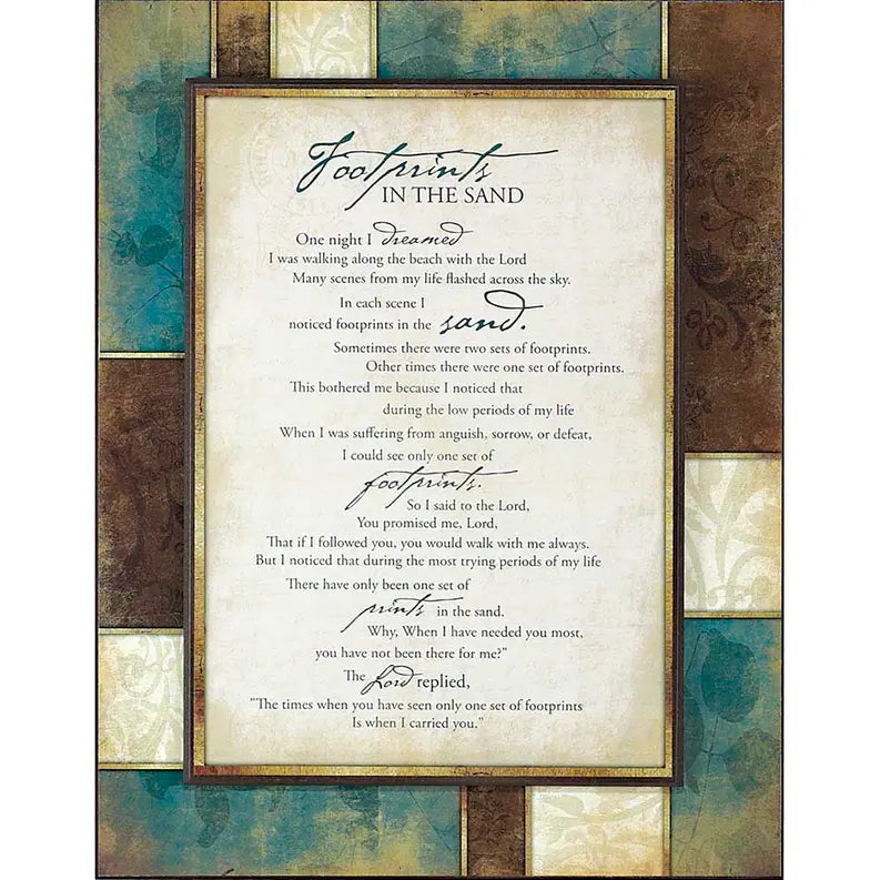 PLAQUE MDFSTK FOOTPRINTS Dicksons Inc