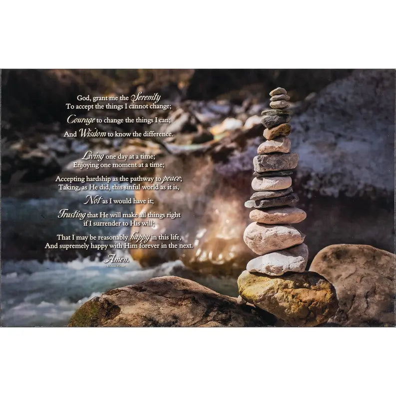 PLQ WALL SERENITY PRAYER MDF 17X11 Dicksons Inc
