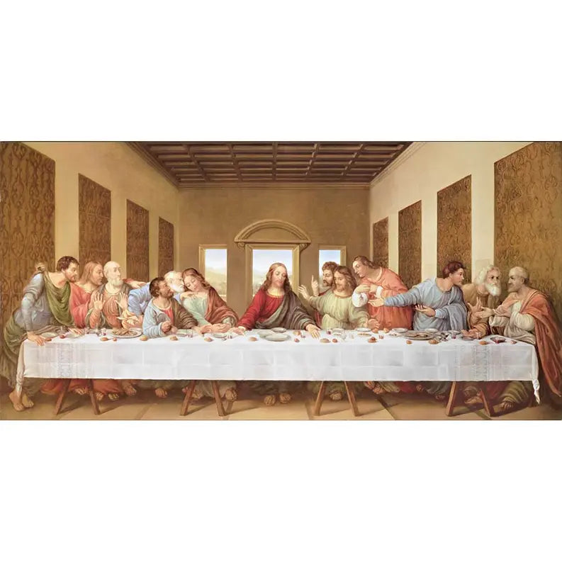 PLQ WALL THE LORD'S SUPPER MDF 30X15 Dicksons Inc