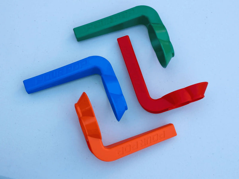 POURPOP - Bottle Handle - Assorted Colors (Pack of 6 or 25) Pourpop